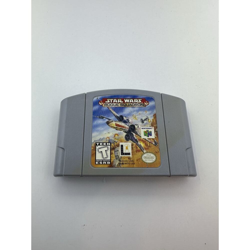 Star Wars Rogue Squadron Nintendo 64 N64 Original Authentic Retro Game!